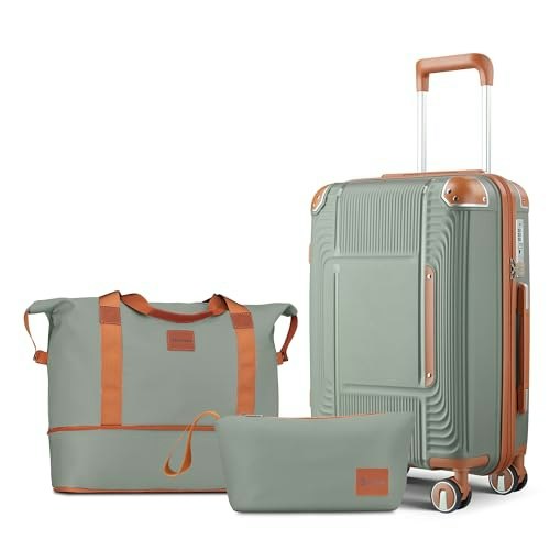 Bolatu 3-Piece Expandable Carry-On Luggage Set: $65.43 Bolatu 3-Piece Expandable Carry-On Luggage Set: $65.43