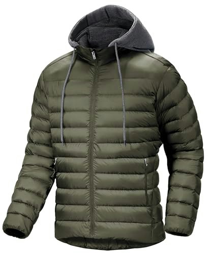 Men's Lightweight Quilted Puffer Hoodie: $19.99 Men's Lightweight Quilted Puffer Hoodie: $19.99