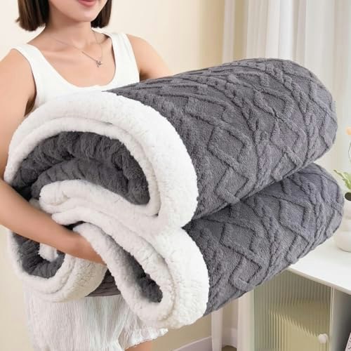 Pajeo 90" x 90" Queen Reversible Sherpa Fleece Blanket: $39.09 Pajeo 90" x 90" Queen Reversible Sherpa Fleece Blanket: $39.09