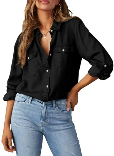 Astylish Women's Long Sleeve Denim Shirt: $33.14 Astylish Women's Long Sleeve Denim Shirt: $33.14