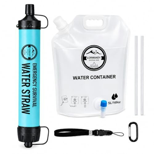 Lormandy Water Filter Straw: $15.29 Lormandy Water Filter Straw: $15.29