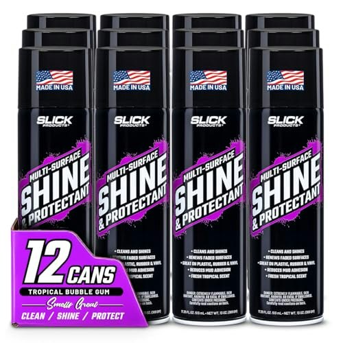 Slick Products Shine and Protectant High Gloss Coating Spray 12-Pack: $99 Slick Products Shine and Protectant High Gloss Coating Spray 12-Pack: $99