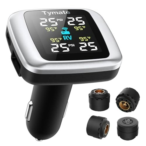 Tymate TM7 RV Tire Pressure Monitoring System 4-Sensor Set: $33.99 Tymate TM7 RV Tire Pressure Monitoring System 4-Sensor Set: $33.99