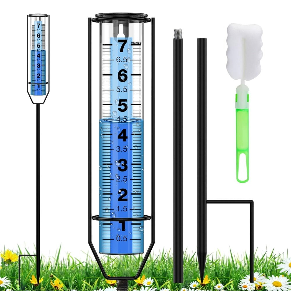 Aomnnly 7-inch Adjustable Height Rain Gauge: $7.91 Aomnnly 7-inch Adjustable Height Rain Gauge: $7.91