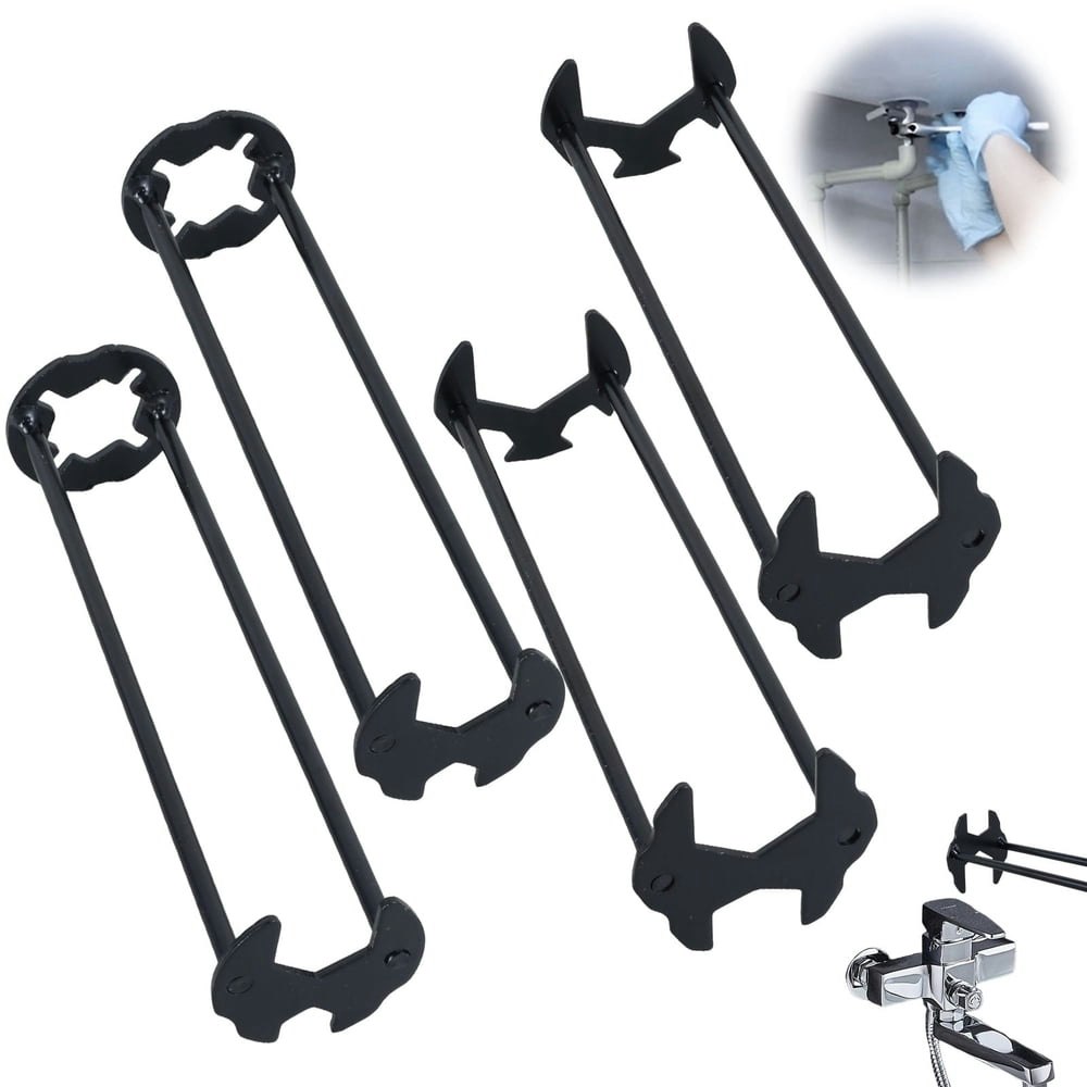 Okymotor 4-Piece Basin Wrench Set: $10.89 Okymotor 4-Piece Basin Wrench Set: $10.89