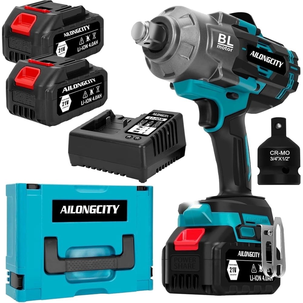 3/4-inch 2,100Nm Cordless Brushless Impact Wrench 2-Battery Kit: $128.24 3/4-inch 2,100Nm Cordless Brushless Impact Wrench 2-Battery Kit: $128.24