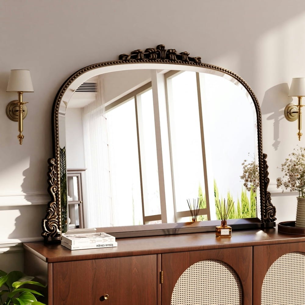 Yvanla 27"x36" Antique Bronze Wall Mirror: $62.99