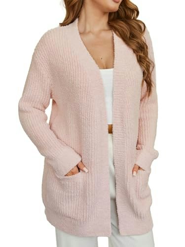 Snuggle Sac Women's Open Front Cardigan Sweater: $48.97 Snuggle Sac Women's Open Front Cardigan Sweater: $48.97