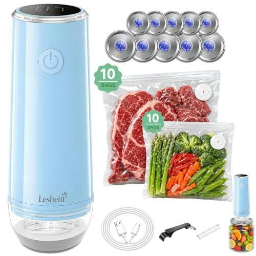 Leshein Food Vacuum Sealer with UV Light: $22.94 Leshein Food Vacuum Sealer with UV Light: $22.94