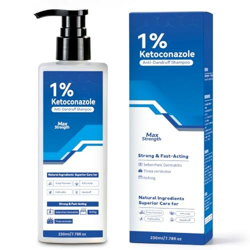 1% Ketoconazole Anti-Dandruff Shampoo 7.78oz: $12.73 1% Ketoconazole Anti-Dandruff Shampoo 7.78oz: $12.73