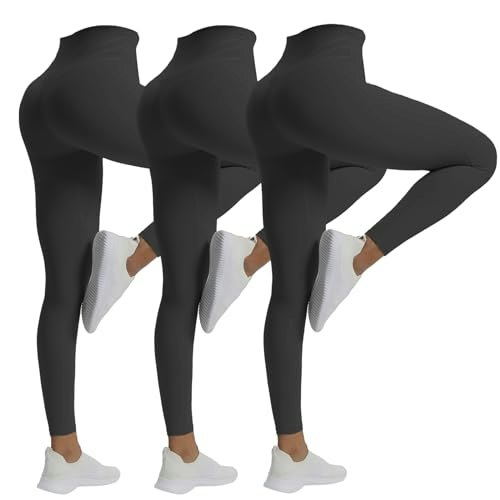 Aoxjox Women's Trinity Yoga Pants 3-Pack: $59.49