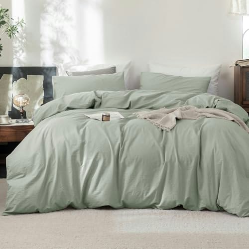 Fossa Washed Cotton Queen Duvet Cover Set: $62.04 Fossa Washed Cotton Queen Duvet Cover Set: $62.04