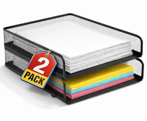 1InTheOffice Stackable Wire Mesh Desk Tray 2-Pack: $31.59 1InTheOffice Stackable Wire Mesh Desk Tray 2-Pack: $31.59