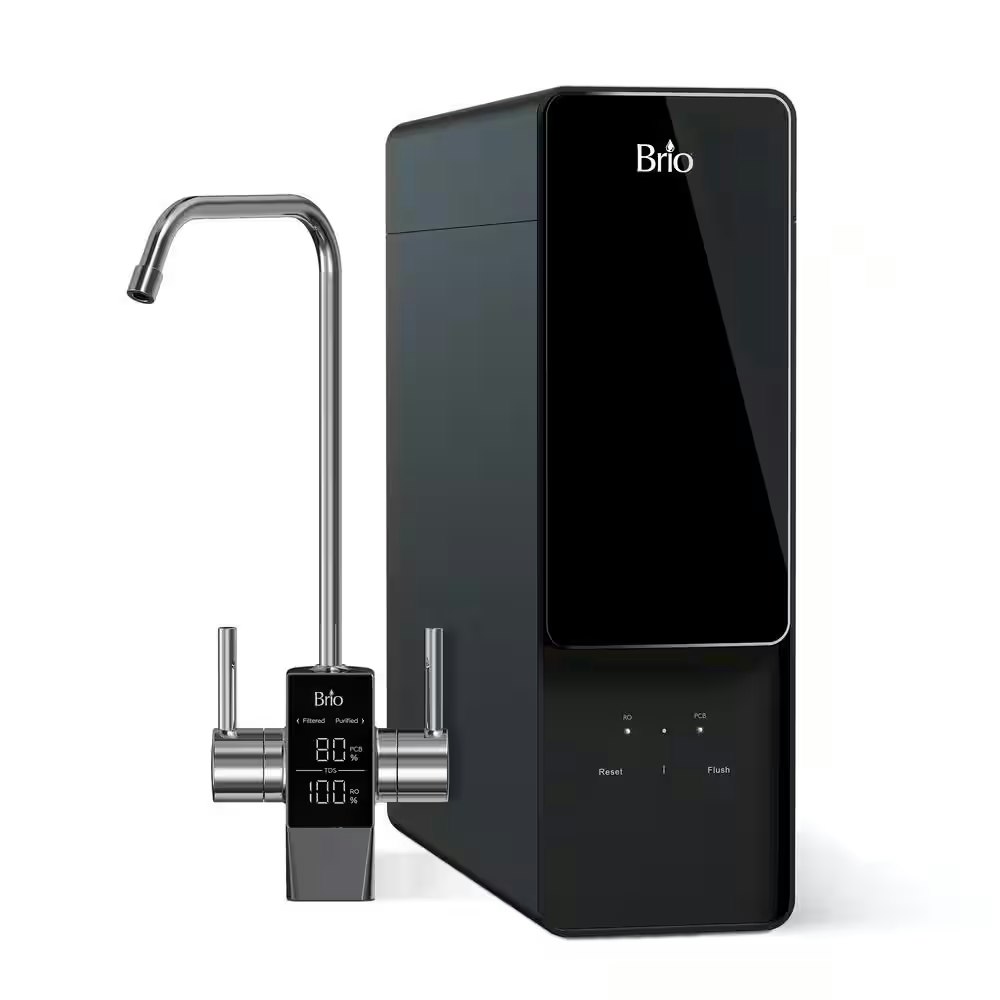 Brio Aquus Reverse Osmosis Smart Faucet Tankless Water Filter System: $310