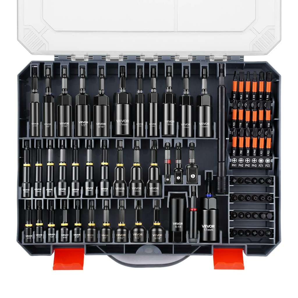 Vevor 80-Piece Magnetic Impact Nut Driver Set: $30