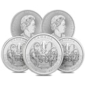 Lot of 5 2020 Royal Canadian Creatures of the North The Kraken 2-oz. Silver Coins for $747 + free shipping