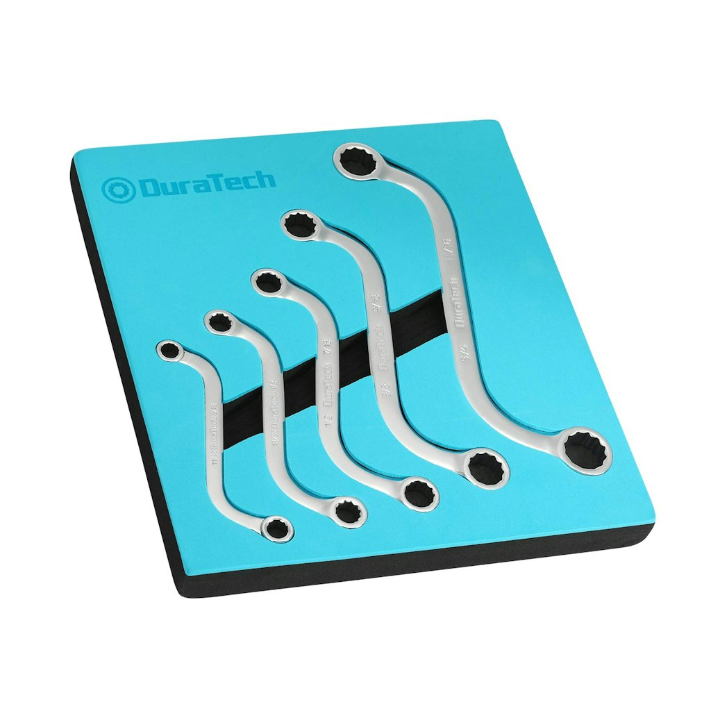 Duratech S-Style SAE 5-Piece Box End Wrench Set: $22