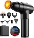 Deep Tissue Heat Massage Gun for $23 + free shipping w/ Prime