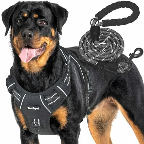 Beebiepet Extra-Large Tactical No-Pull Dog Harness and Leash Set: $28.99 Beebiepet Extra-Large Tactical No-Pull Dog Harness and Leash Set: $28.99
