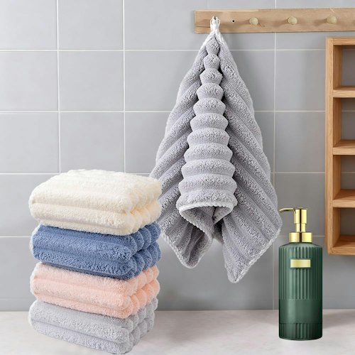 Soft Coral Velvet Hand Towel: 67 cents + free shipping w/ $25