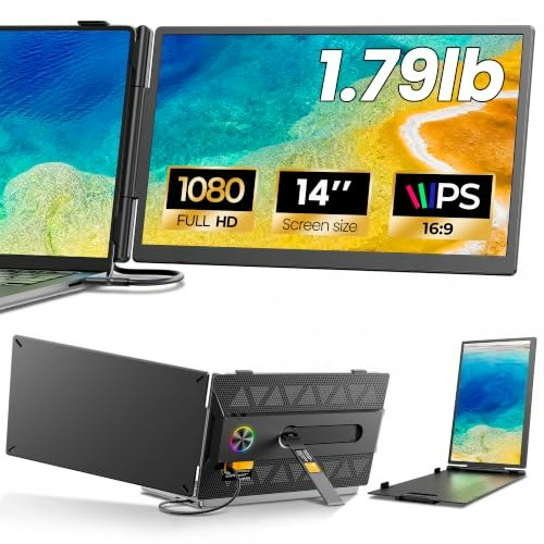 14" 1080p IPS Portable Monitor: $59.98