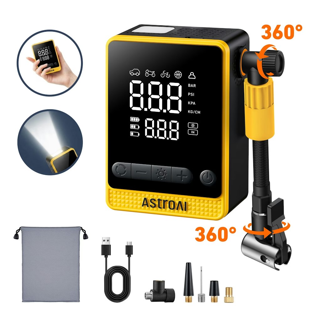 30/09/2026 - AstroAI Cordless Tire Inflator  - : $14.99