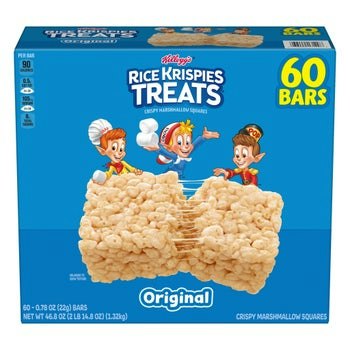 Kellogg's Rice Krispies Treats, 60-count: $12