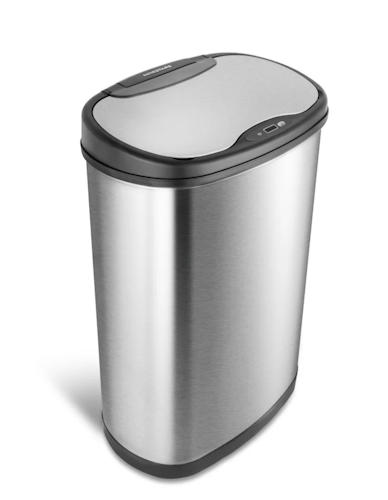 Stainless Steel Motion Sensor 13.2-Gallon Trash Can for $48 + free shipping