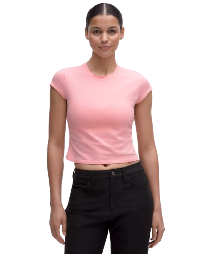 lululemon Women's Organic Cotton-Blend Baby Tee for $34 + free shipping