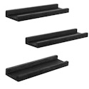 Floating Ledge Solid Wood Shelves 3-Pack for $18 + free shipping w/ $35