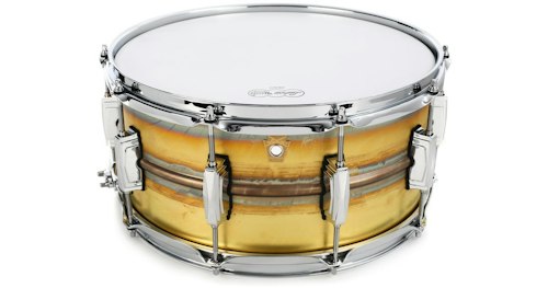 Ludwig Raw Brass 6.5" x 14" Snare Drum for $699 + free shipping