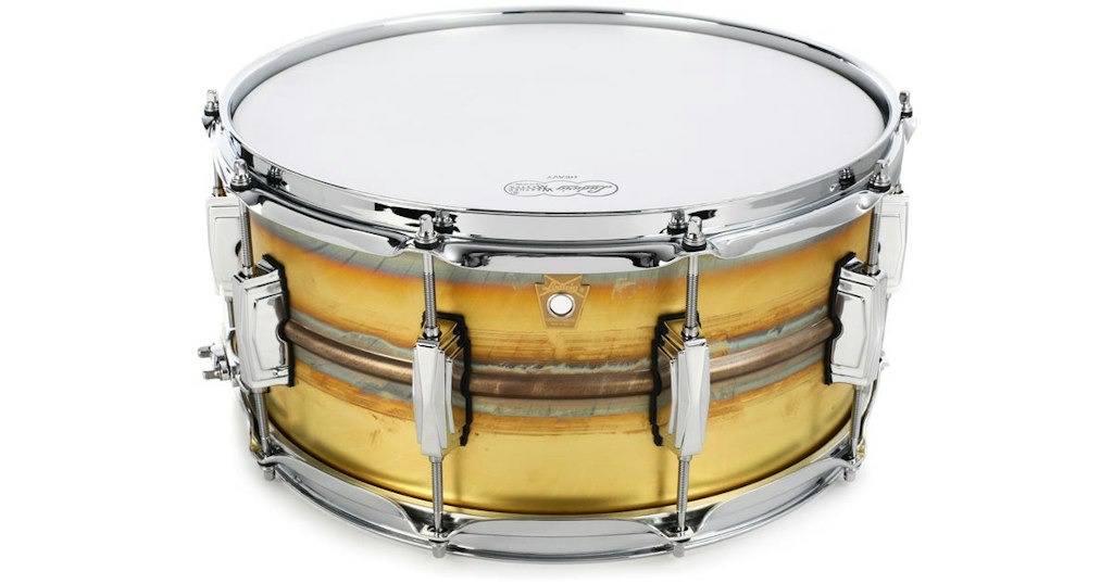 Ludwig Raw Brass 6.5" x 14" Snare Drum: $699