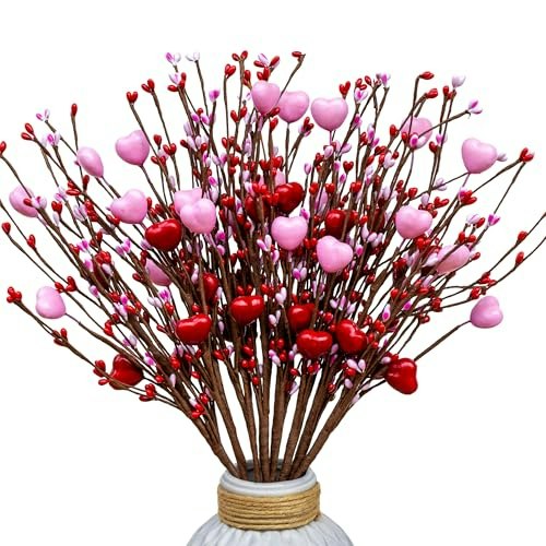 Axylex 16-inch Heart Shaped Berry Floral Picks 8-Pack: $17.98 Axylex 16-inch Heart Shaped Berry Floral Picks 8-Pack: $17.98