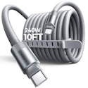 Lisen 240W 10-Foot USB-C to USB-C Charging Cable for $10 + free shipping w/ Prime