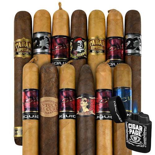 Liquid Lunch Lucky 13-Cigar Flight w/ Lighter for $42 + free shipping