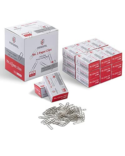 Paperpal 1-2/7-inch Paper Clips 2,000-Count: $29.99 Paperpal 1-2/7-inch Paper Clips 2,000-Count: $29.99