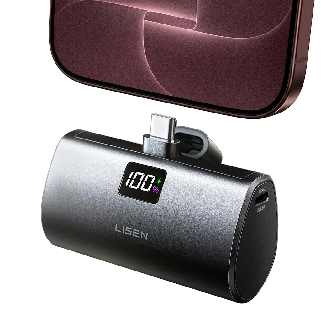 Lisen 6800mAh Mini USB-C Portable Charger: $20