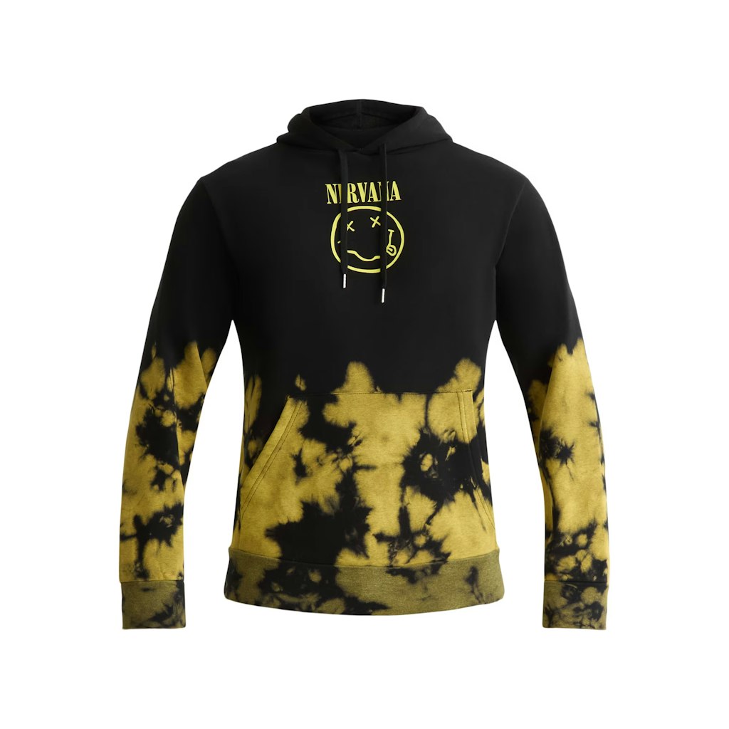 Nirvana Men's Tie-Dye Graphic Pullover Hoodie: $13 Nirvana Men's Tie-Dye Graphic Pullover Hoodie: $13