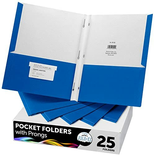 File-EZ Two-Pocket 3-Prong Folders 25-Pack: $33.19 File-EZ Two-Pocket 3-Prong Folders 25-Pack: $33.19