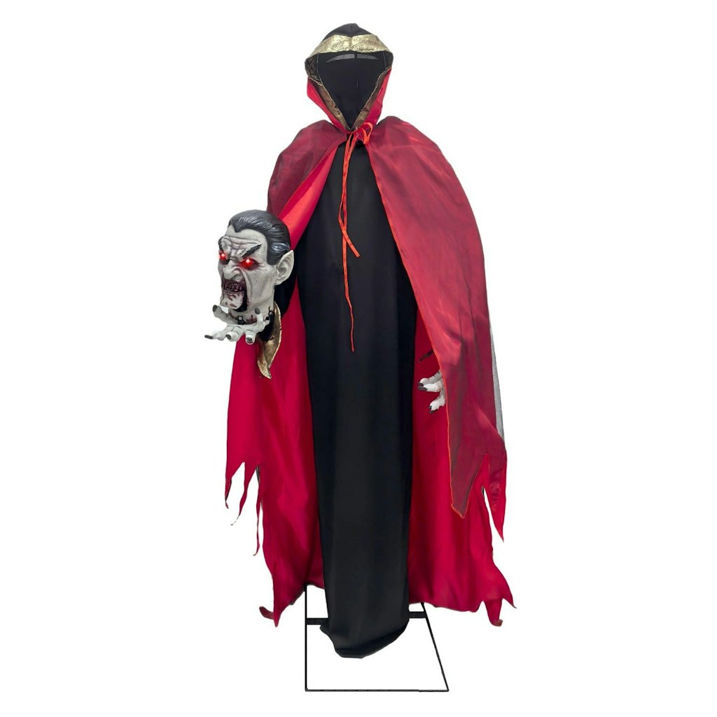 Haunted Hill Farm Decapitated Vampire Holding Head 5.9' Animatronic: $136 Haunted Hill Farm Decapitated Vampire Holding Head 5.9' Animatronic: $136