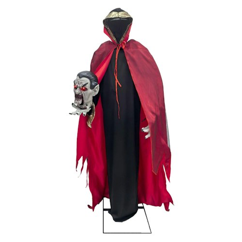 Haunted Hill Farm Decapitated Vampire Holding Head 5.9' Animatronic for $136 + free shipping