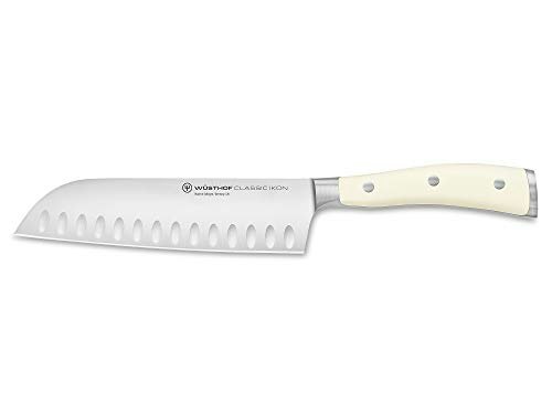Wüsthof Classic Ikon Crème 7-Inch Hollow Edge Santoku Knife: $200 Wüsthof Classic Ikon Crème 7-Inch Hollow Edge Santoku Knife: $200