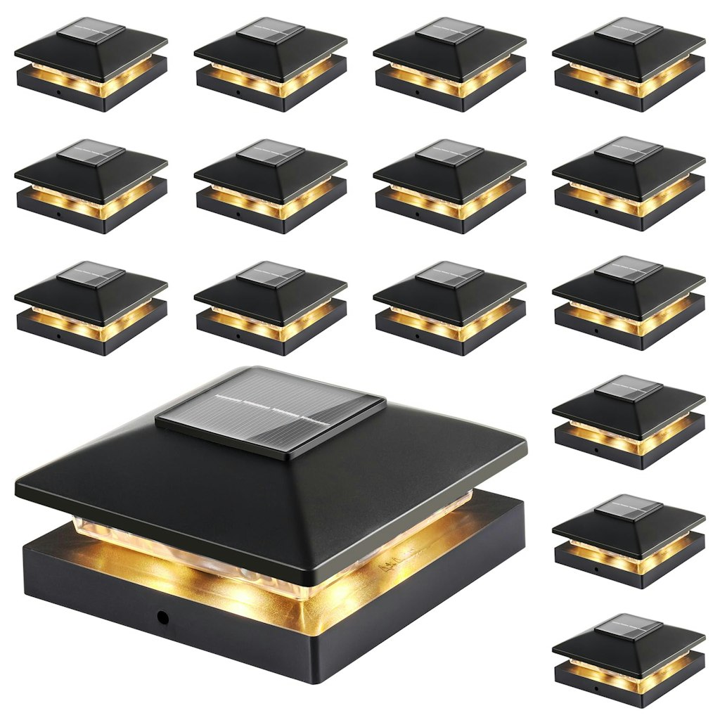 Solar Post Cap Lights 16-Pack: $50 Solar Post Cap Lights 16-Pack: $50