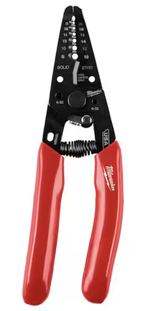 Milwaukee 8-20 AWG Dipped Grip Wire Stripper & Cutter: $17 Milwaukee 8-20 AWG Dipped Grip Wire Stripper & Cutter: $17