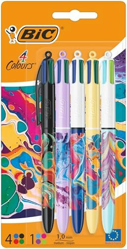 Bic 4-Color Retractable Ballpoint Pen 5-Pack: $19.99