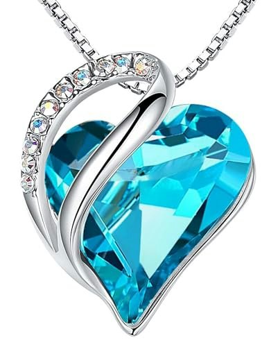 Leafael Infinity Birthstone Heart Pendant Necklace: $33.98 Leafael Infinity Birthstone Heart Pendant Necklace: $33.98