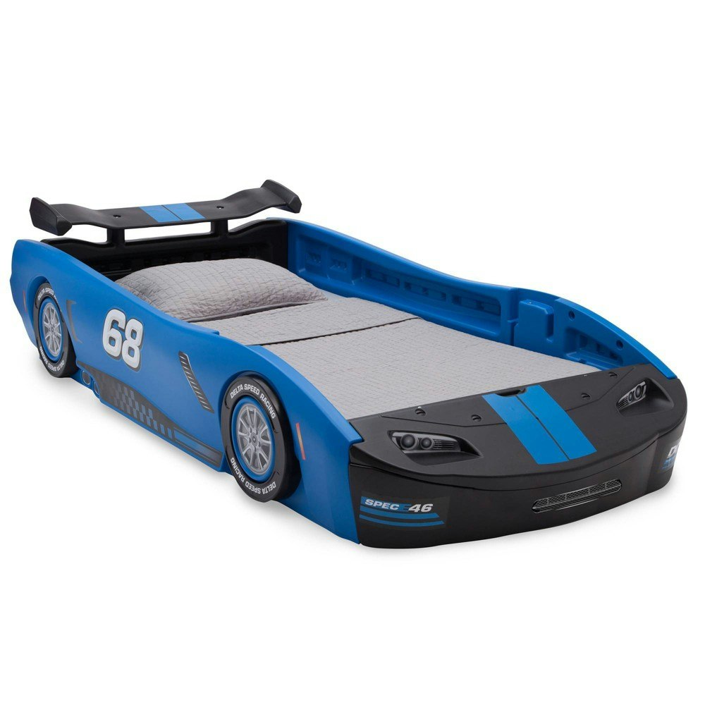 Delta Children Twin Turbo Race Car Kids' Bed: $164 Delta Children Twin Turbo Race Car Kids' Bed: $164