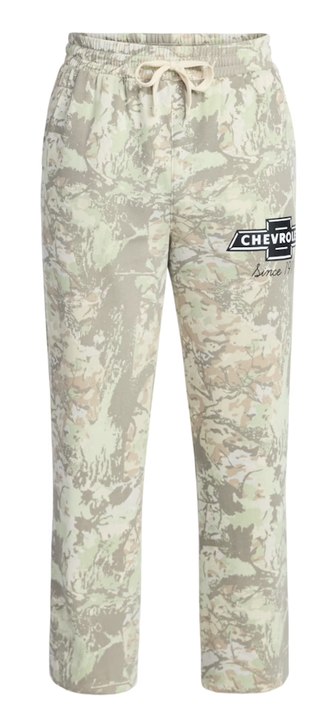 Chevrolet Men's Camo Fleece Jogger Pants: $8.25