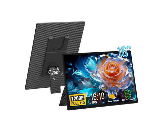 16-Inch 1200p Portable Monitor: $194.99 16-Inch 1200p Portable Monitor: $194.99