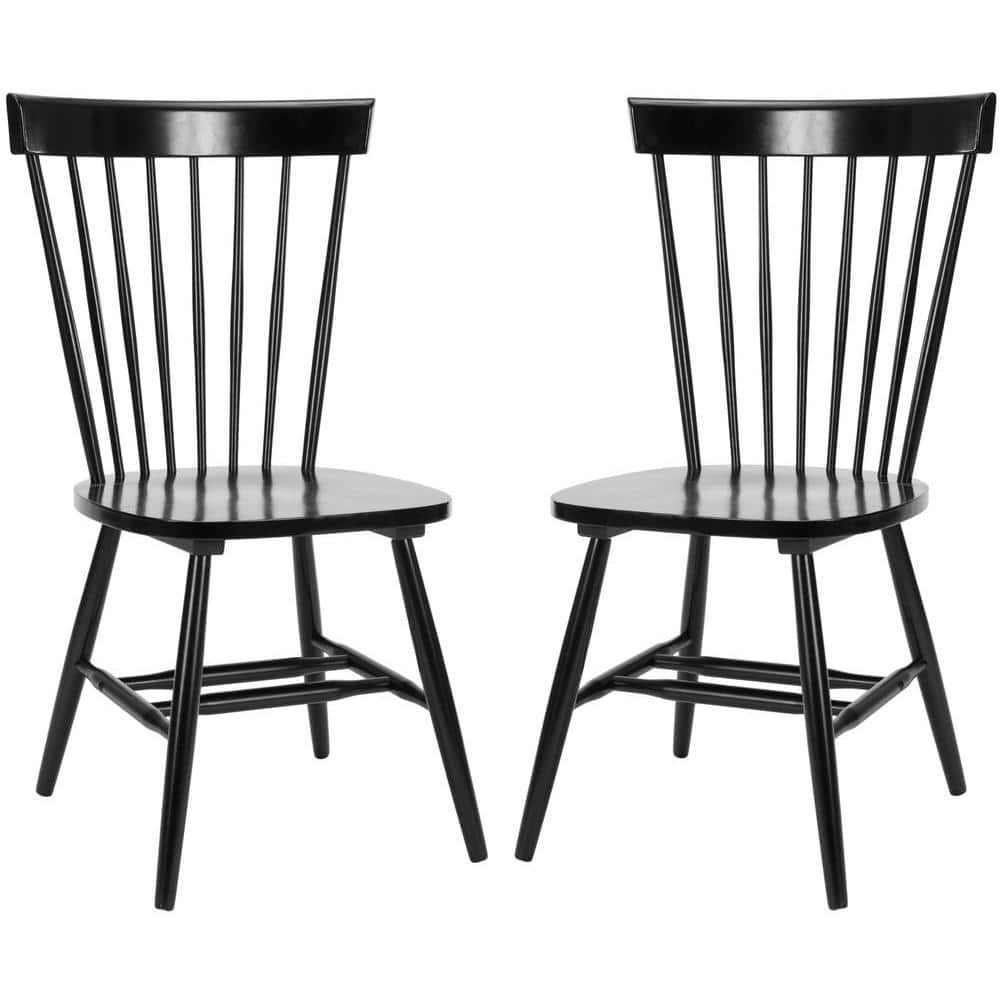 Riley Black Wood Dining Chair 2-Pack: $139 Riley Black Wood Dining Chair 2-Pack: $139